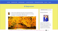 Desktop Screenshot of epigramme.fr
